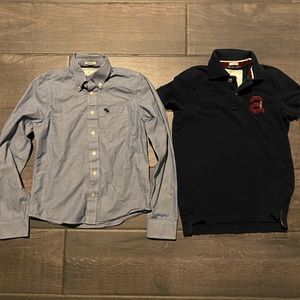 Abercrombie Kids Boys Shirt and Polo Size Large